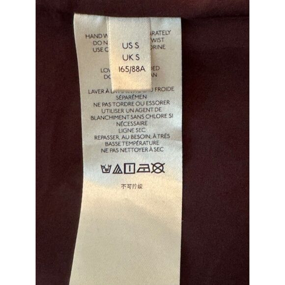 NWT Anthropologie Maeve Kara Sequin Shift Dress, Burgundy/Brown, Small - Picture 3 of 7